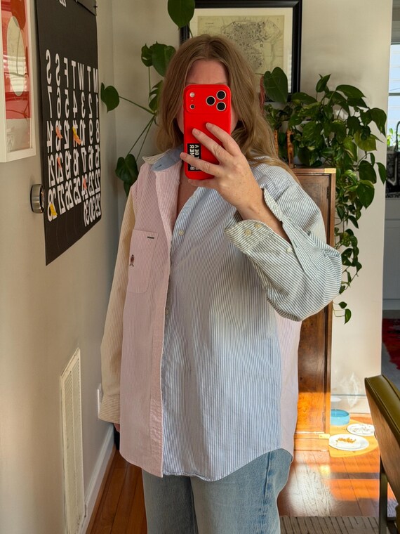 Tommy Hilfiger Multi-color Striped Button Down: O… - image 8