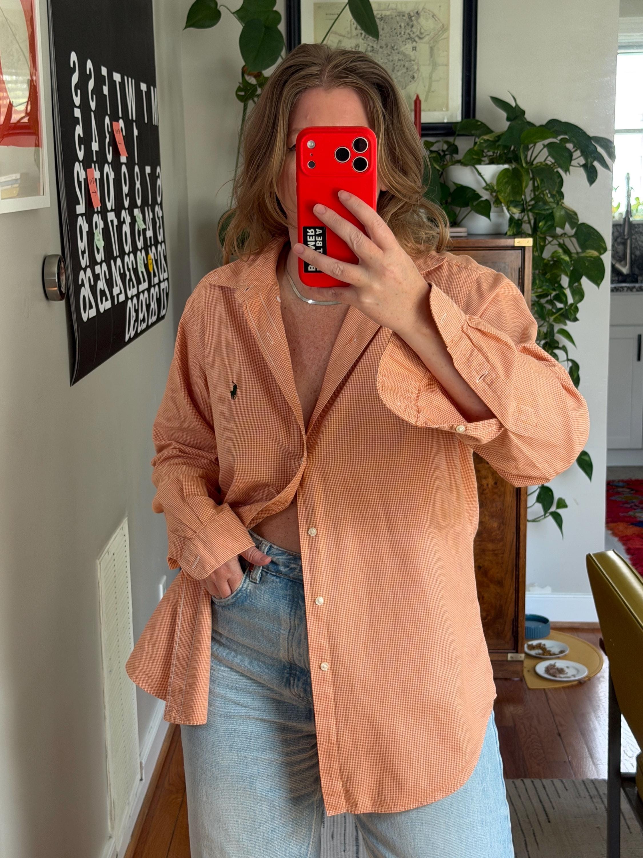 90s Ralph Lauren Big Shirt - Etsy