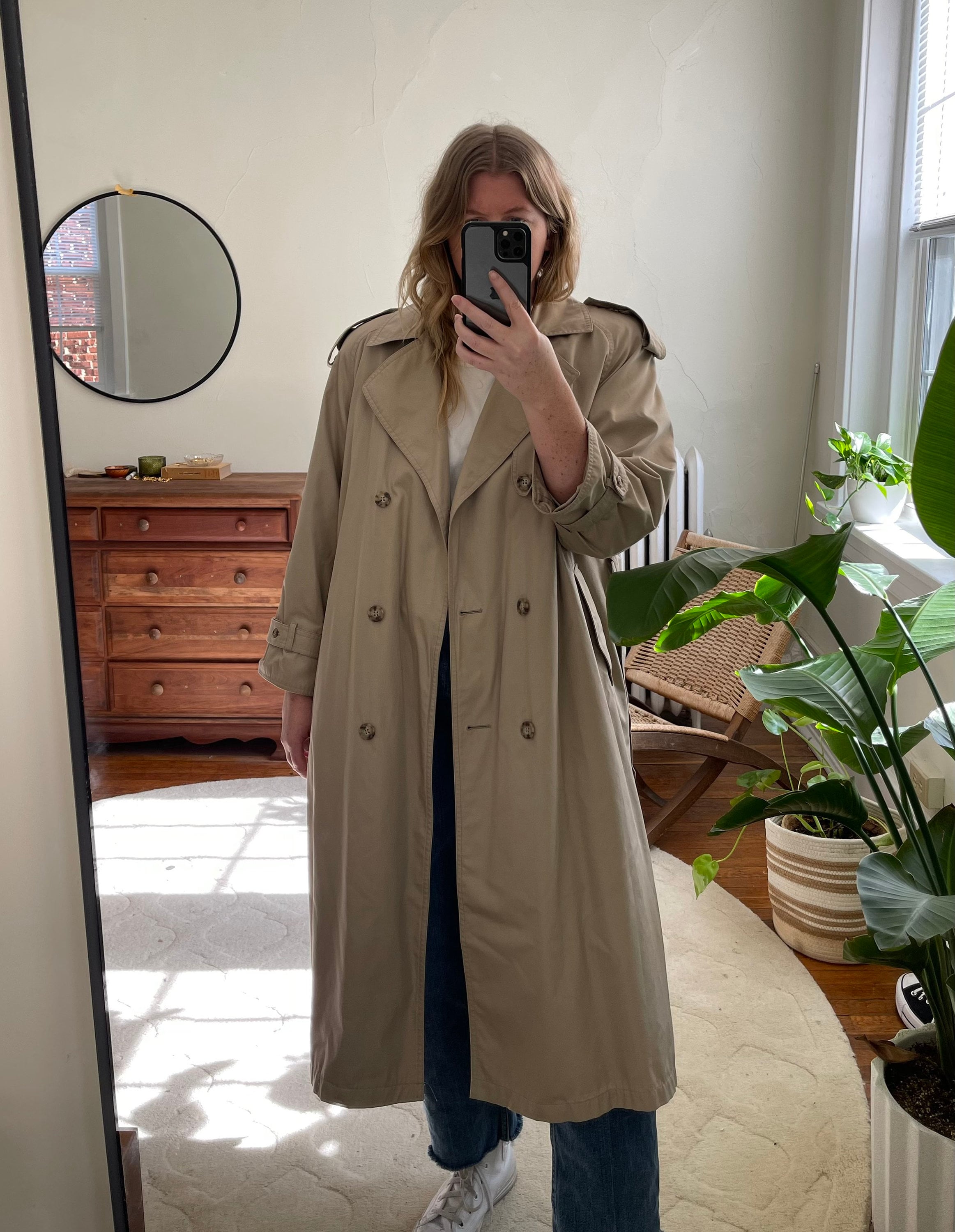 vintage trench coat