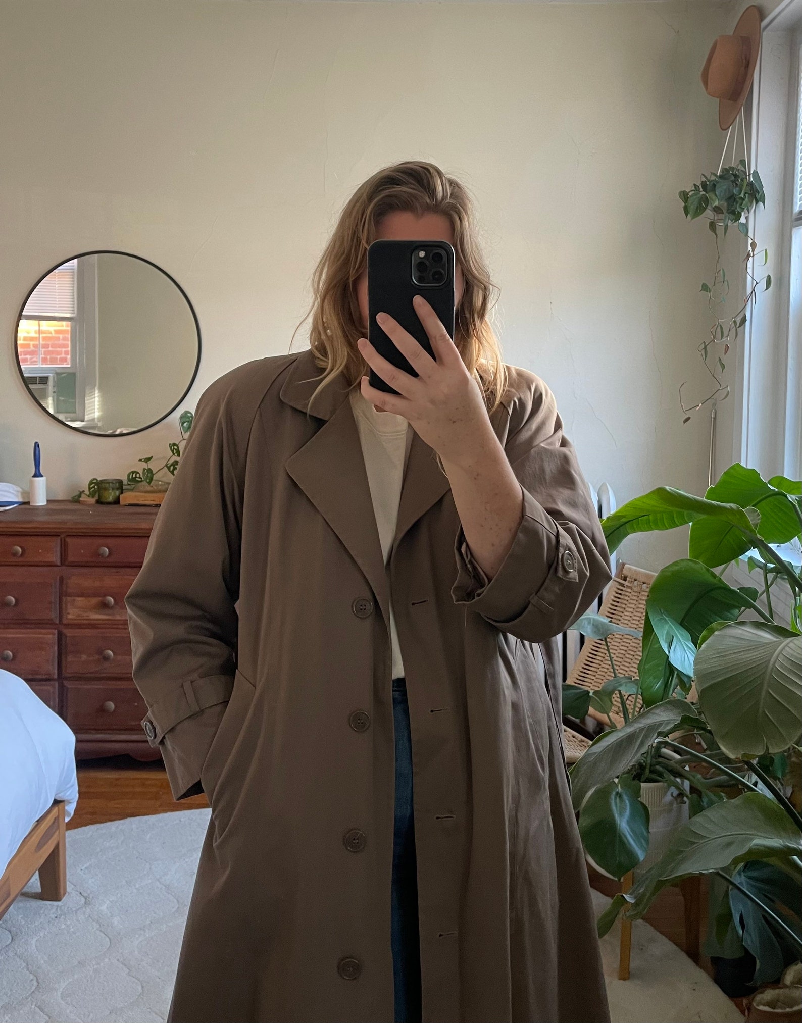 Vintage Trench Coat, Brown Trench, Oversized Trench, Unisex Trench, Tan ...