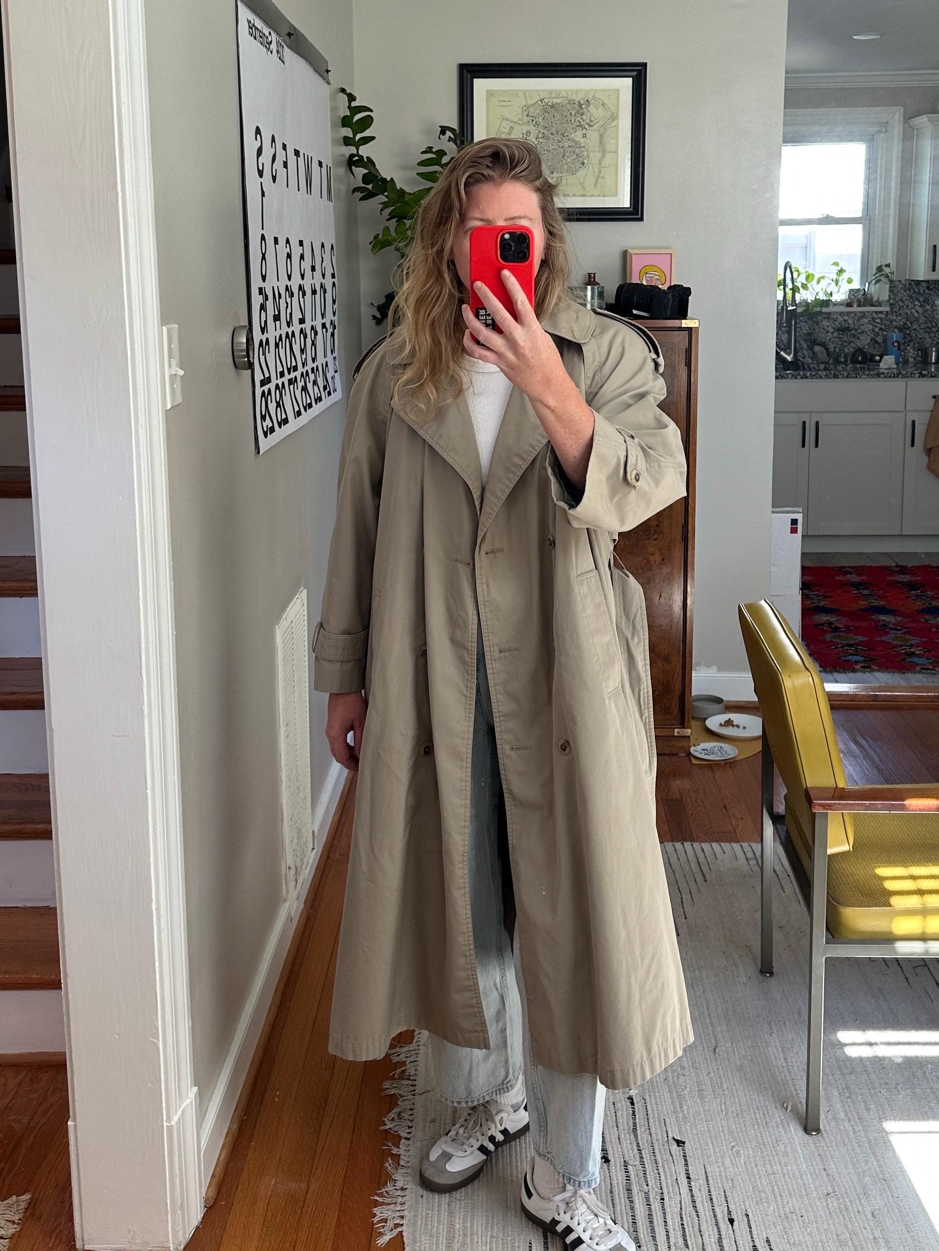 ジャケット・アウター sheer dress trench coat - beige Beige Trench Coat with Belt Detail Online Shopping | OXXOSHOP