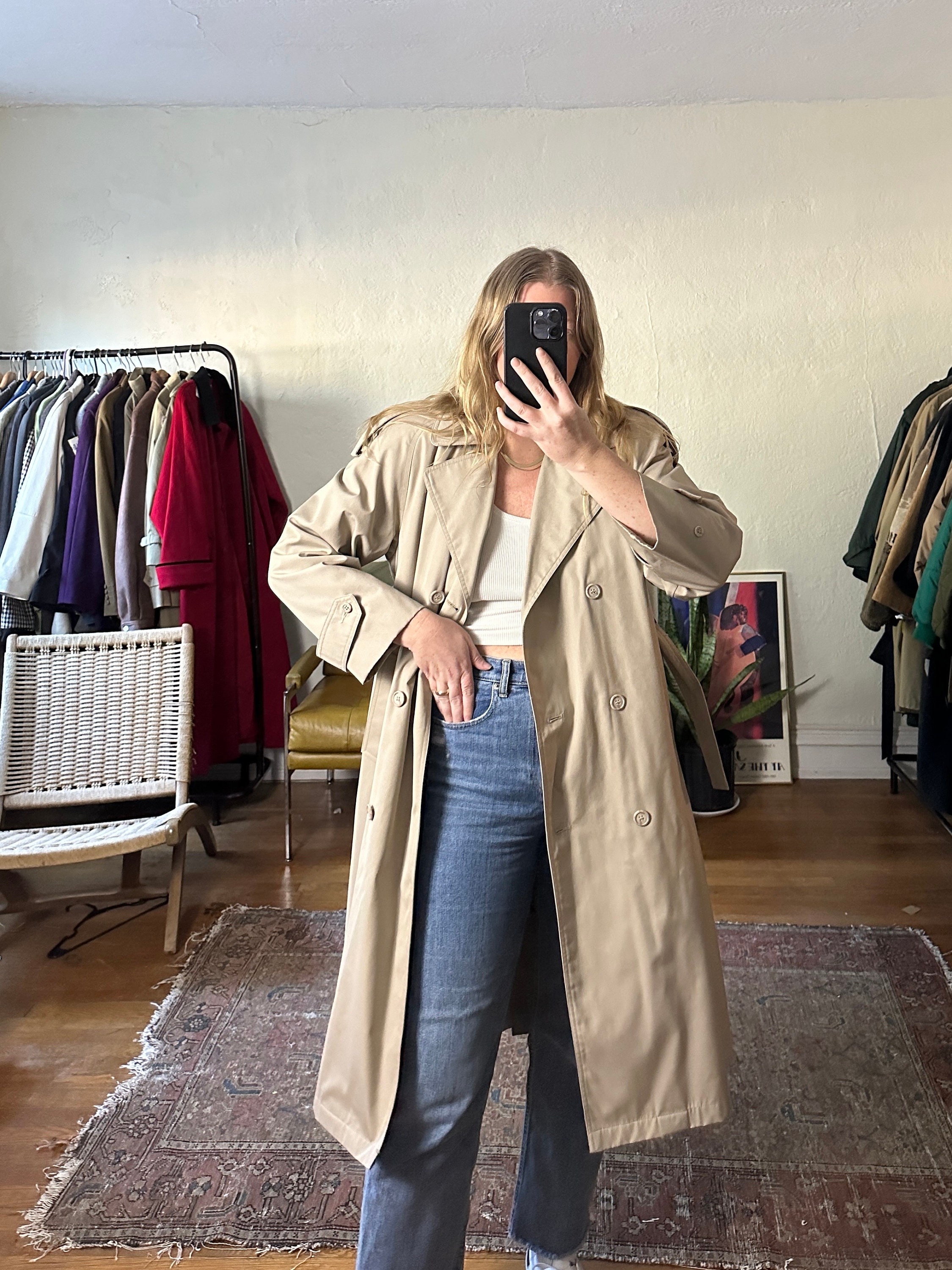 Luca Trench Jacket - Cool Tan main image 0