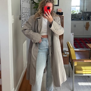 Long tan jacket hotsell