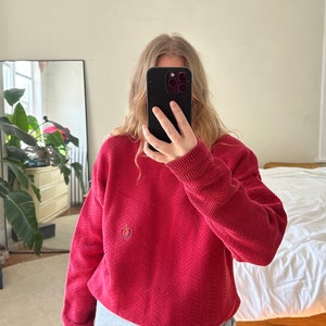 Cute Red Sweaters Etsy