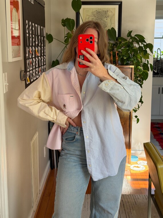 Tommy Hilfiger Multi-color Striped Button Down: O… - image 9