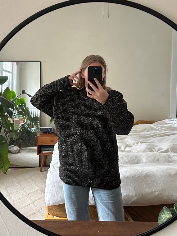 Oversized Sparkle sweater, Black sparkly sweater,… - image 6