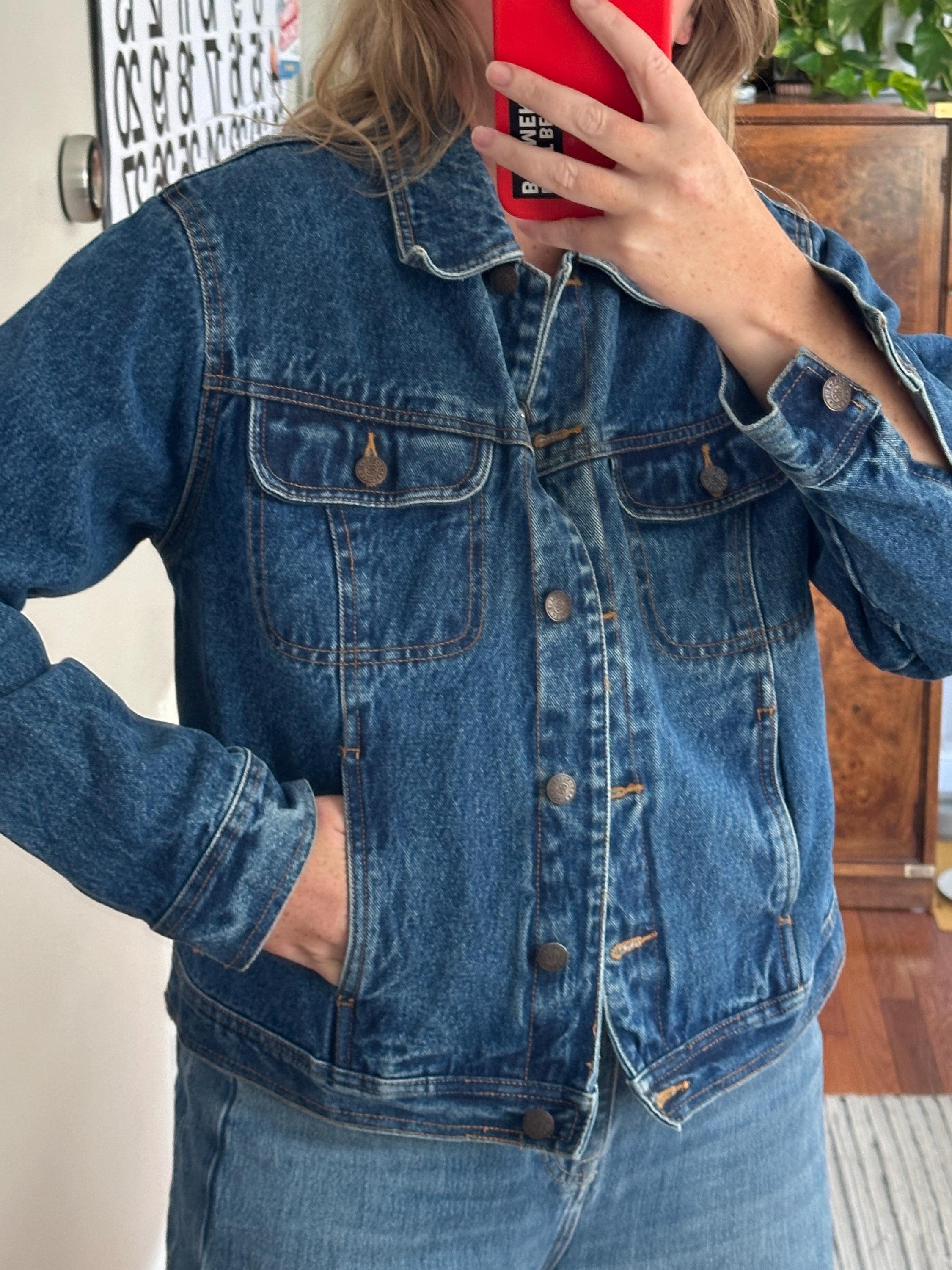 Vintage Bill Blass Dark Denim Jacket: 80s Oversized Jean Jacket - Etsy