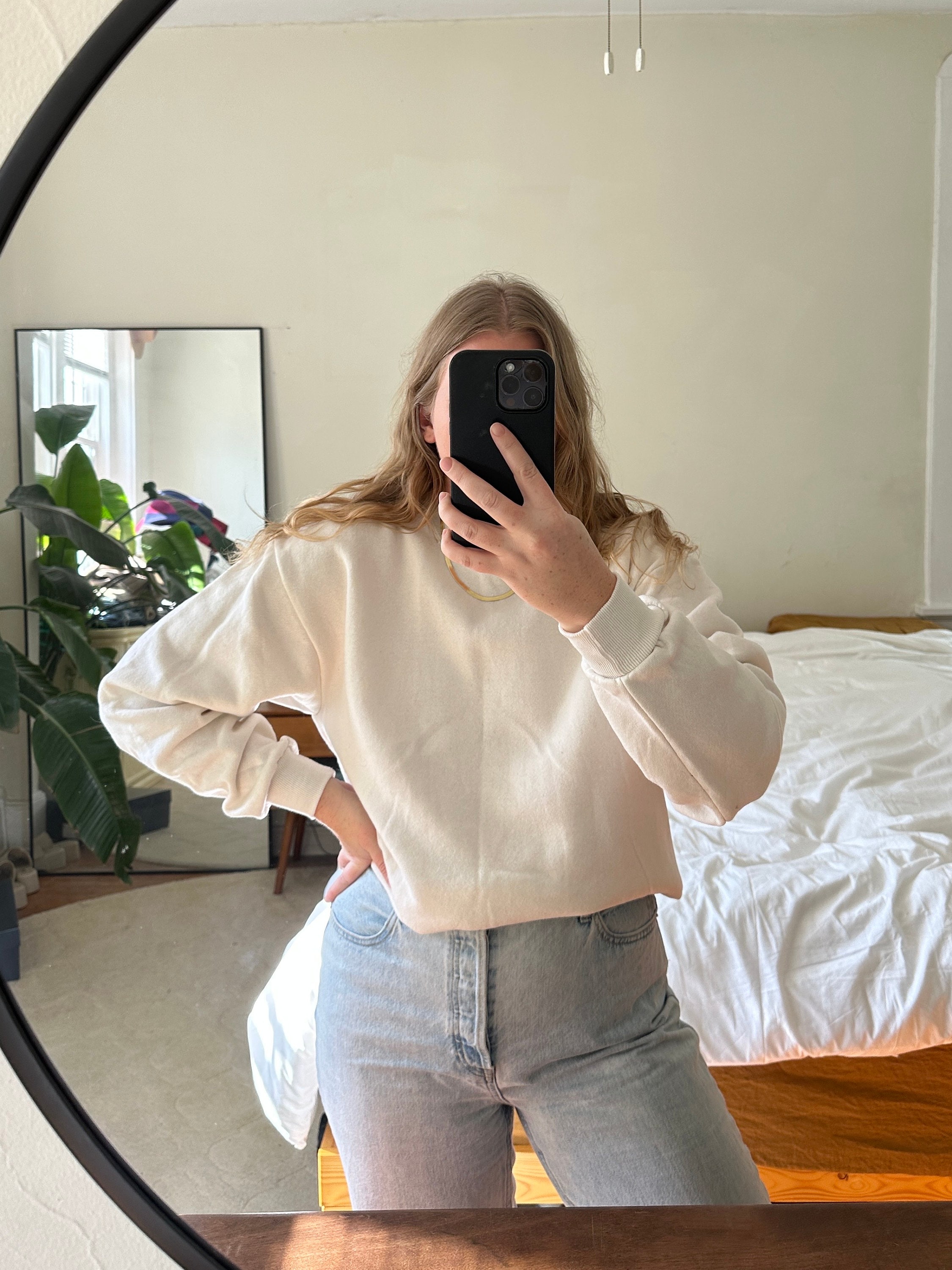 Cream Sweatshirt Etsy Canada
