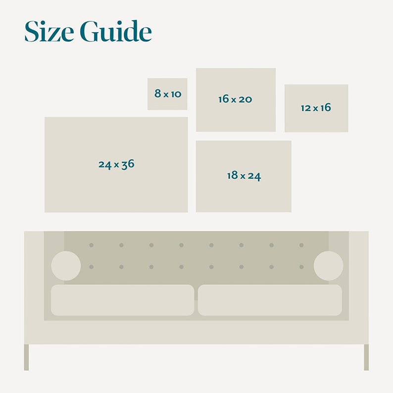 size guide for artwork