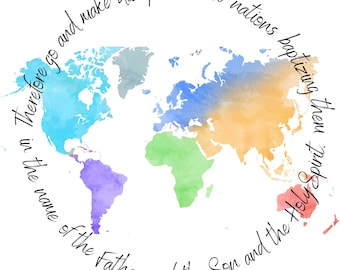 Matthew 28:19 Print