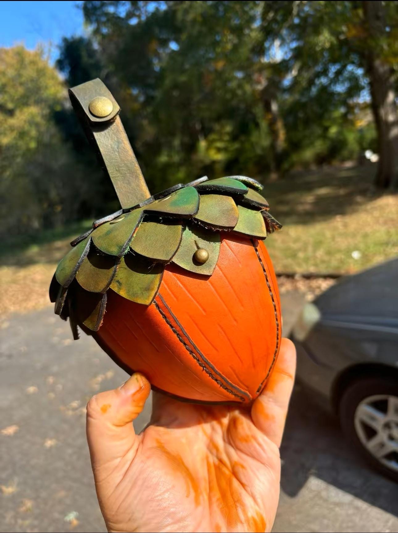 Diemm. handmade wool bag 24AW オレンジ Diemm. handmade wool bag 24AW オレンジ Diemm. handmade wool bag