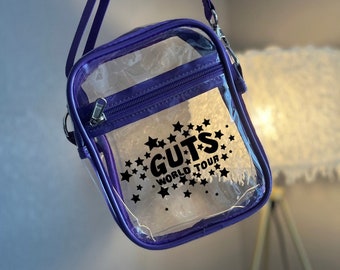 Guts Concert Bag, Guts World Tour 2024 Clear Stadium Bag, Clear Approved Arena Bag