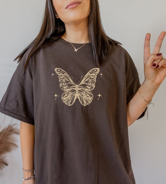 Butterfly Top Fairycore Ropa Grunge Fairycore Ropa Fairycore Camisa Fairycore Grunge Ropa Light Academia Ropa Cottagecore Camisa