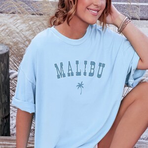 Malibu Shirt Indie Clothes Preppy Clothes VSCO Shirt Y2K Shirt Coconut Girl Malibu TShirt Los Angeles Shirt Botanical Shirt California Shirt