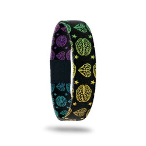 Celebrate The Spectrum Wristband - ZOX Elastic Bracelets - Uplifting and Motivating Stretch Wristbands, Reversible Accessory