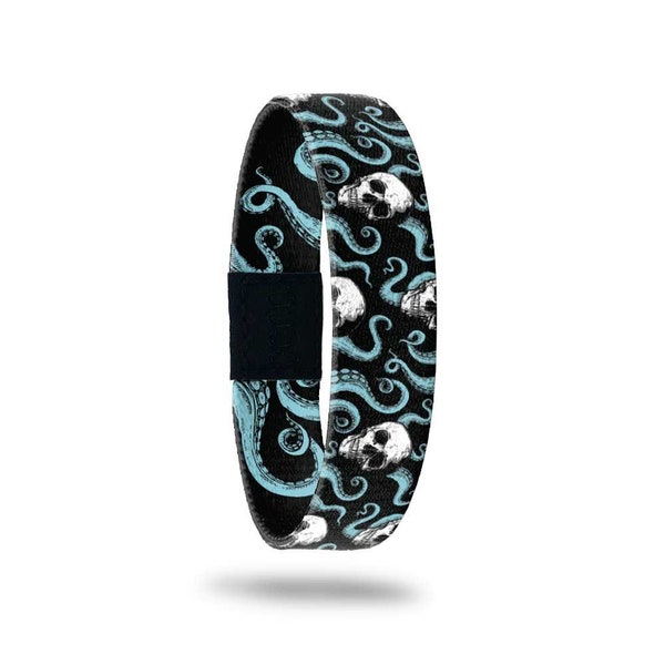 Fight For What You Believe In Wristband - Skulls ZOX Elastic Bracelets - Uplifting and Motivating Stretch Wristbands, Reversible Accessory