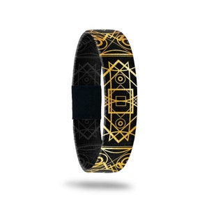 Us Against The World Wristband - ZOX Elastic Bracelets - Uplifting and Motivating Stretch Wristbands, Reversible Accessory