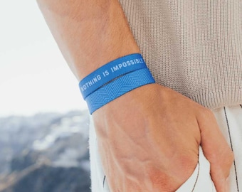 Nothing Is Impossible Bracelet‚ Daily Bible Verse Bracelet, Tap For Scripture, Christian Gift for Her or Him, Faith Jewelry
