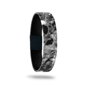 To The Moon Wristband - ZOX Elastic Bracelets - Uplifting and Motivating Stretch Wristbands, Reversible Accessory