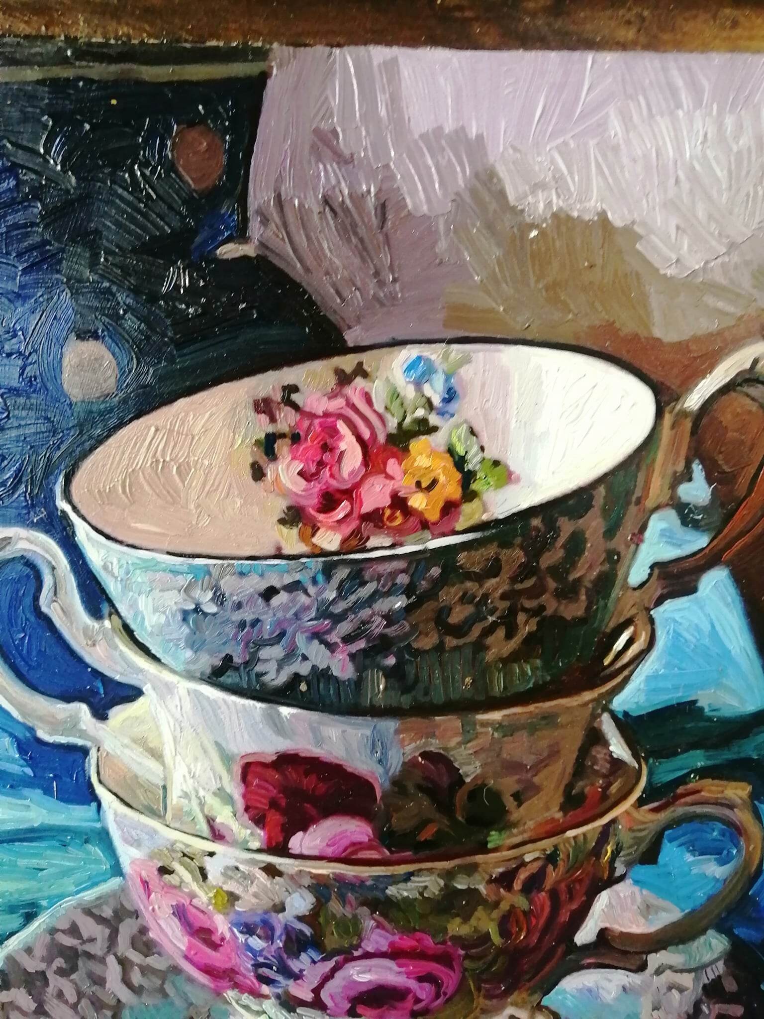 Teacups Stacked - Etsy