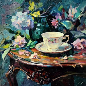 Thee met hortensia's