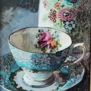 Tazza da tè e brocca