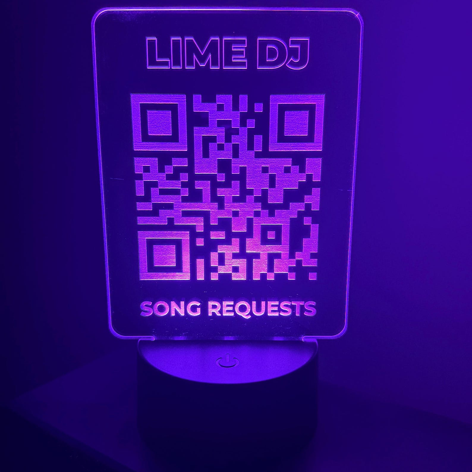 Lime DJ QR Code LED Display - Etsy
