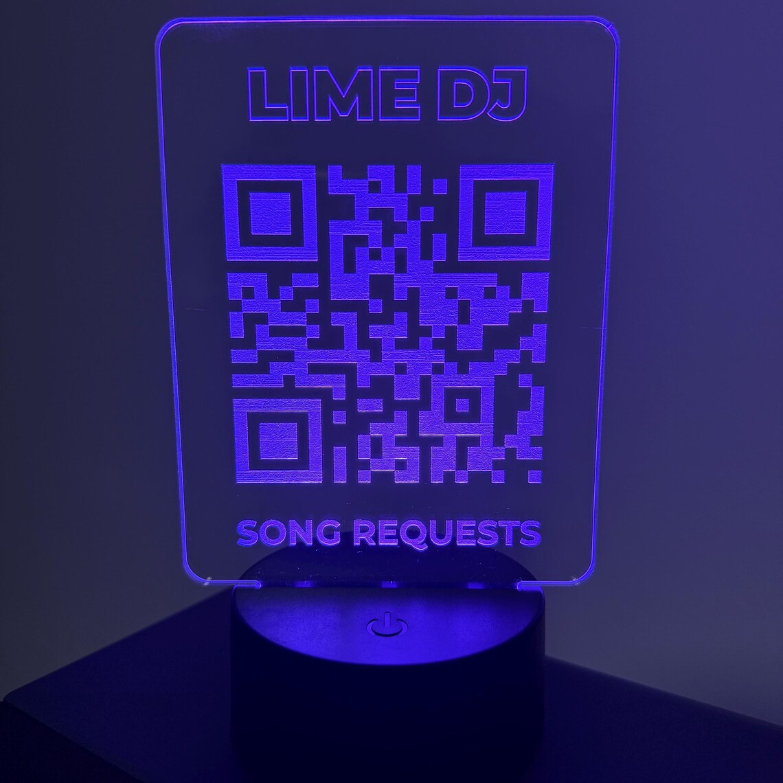 Lime DJ QR Code LED Display - Etsy