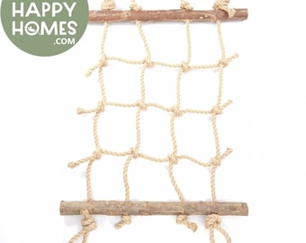 Kletterleiter Aus Holz Für Vögel & Kleintiere – Mit Bunten Holzkugeln, 4/6/8 Stufen, Für Papageien, Sittiche, Hamster & Mehr