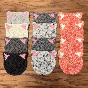 Cat Coasters Set of 4