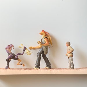 Vintage Star Wars Mos Espa Encounter figure set