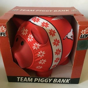 Calgary Stampeders Ugly Sweater Piggy Bank
