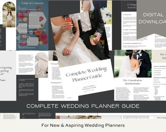 Complete Wedding Planner Guide for Business (Digital Download)