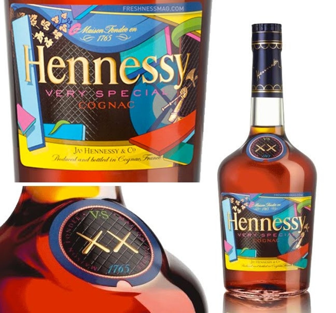 Kaws first Edition X Hennessy Limited Edition Collaboration Bottle