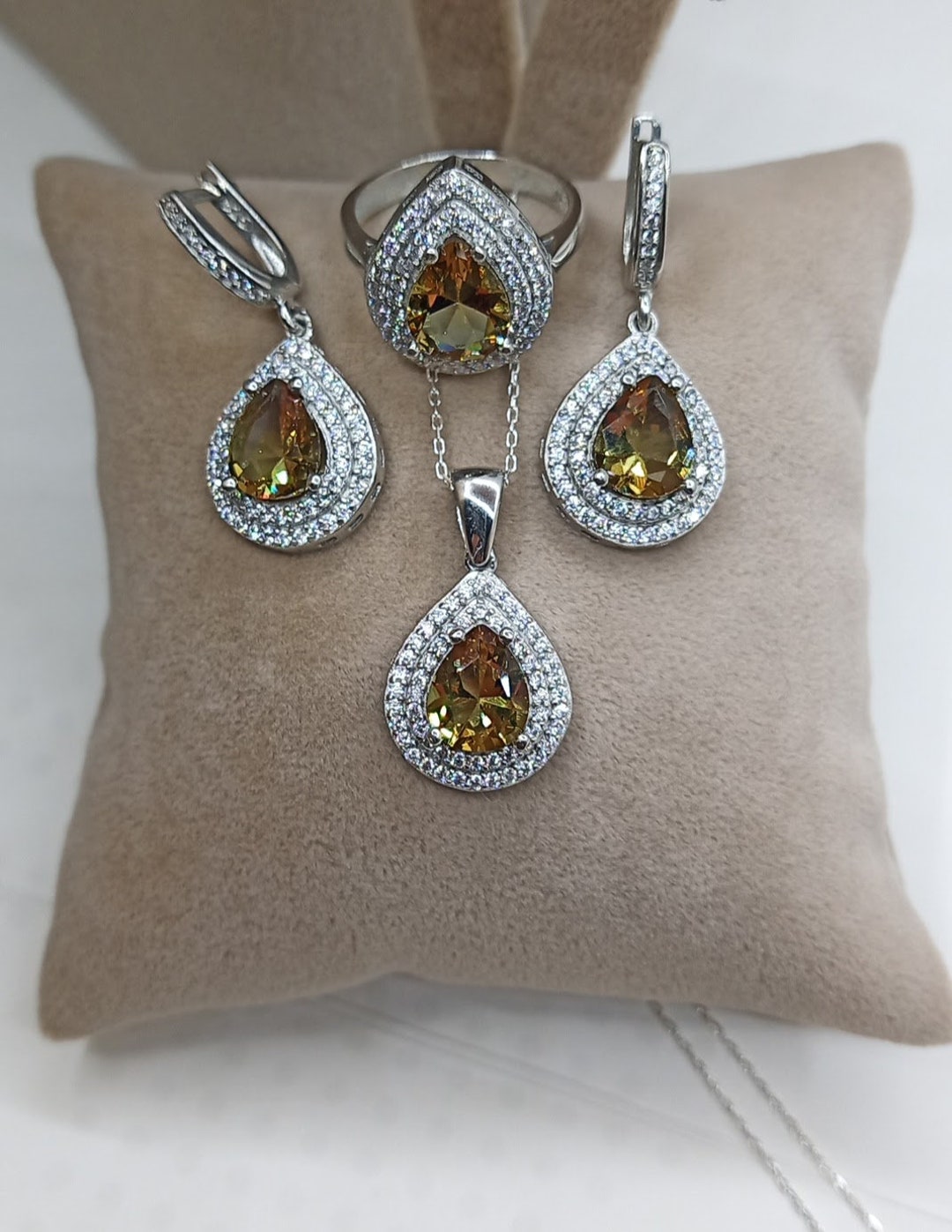 Stunning Zultanite Jewelry Sets for Women Trending Pink and Etsy