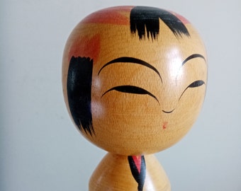 Vintage Japanese Kokeshi Doll/Made By Kinzo Takahashi