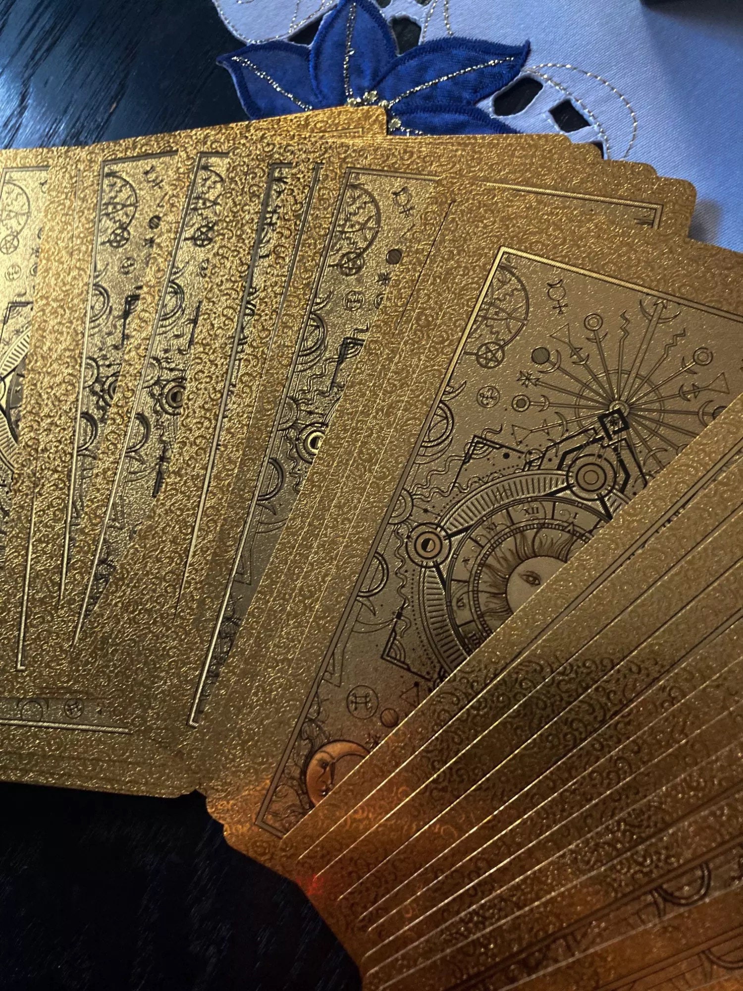 GOLD Tarot Deck 78 Cards Tarot Deck for Beginners Tarot Deck Etsy Ireland