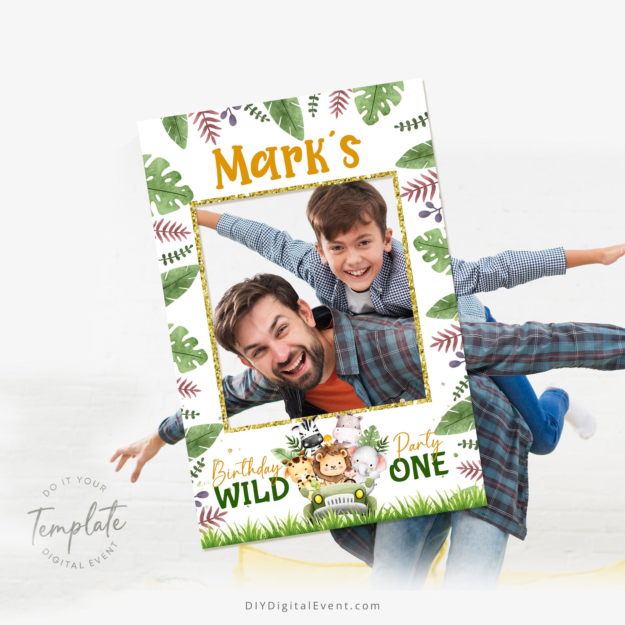 Wild one photo booth frame / custom photo booth frame wild one