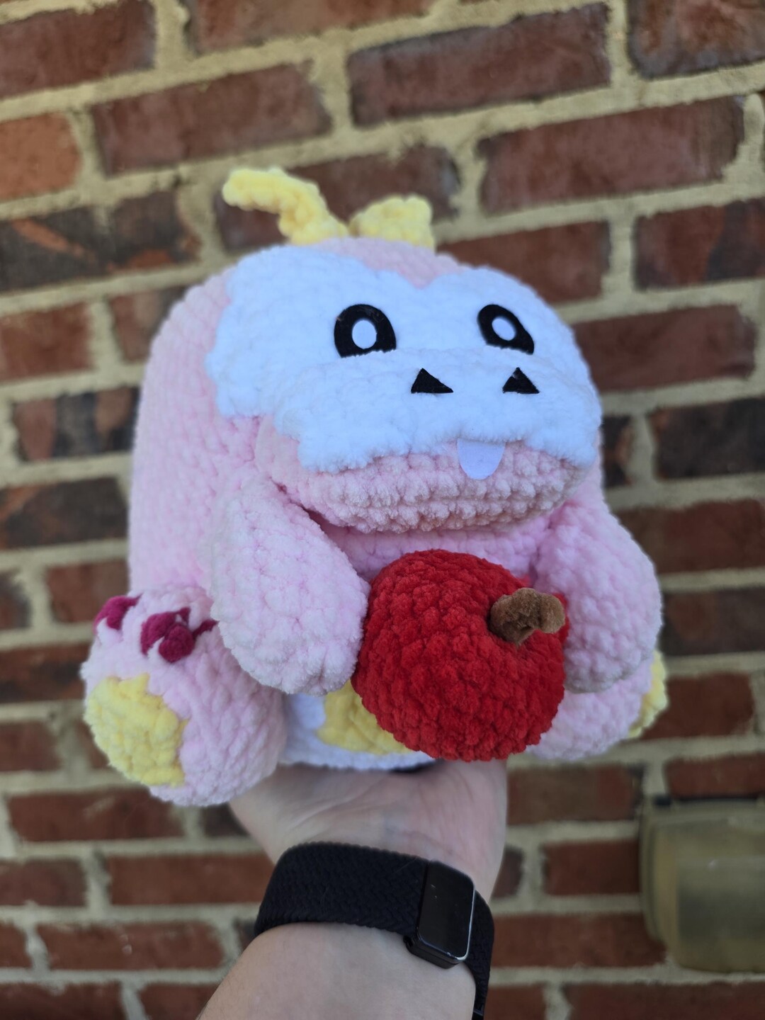 Fire Derp Monster Crochet Plushie - Handmade - Etsy