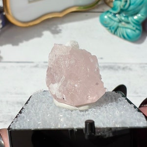 Rare Crystalized Elestial Rose Quartz from Brazil | Crystalized Rose Quartz Specimen | Canga Rosa Specimen | Rare Collector’s Crystal