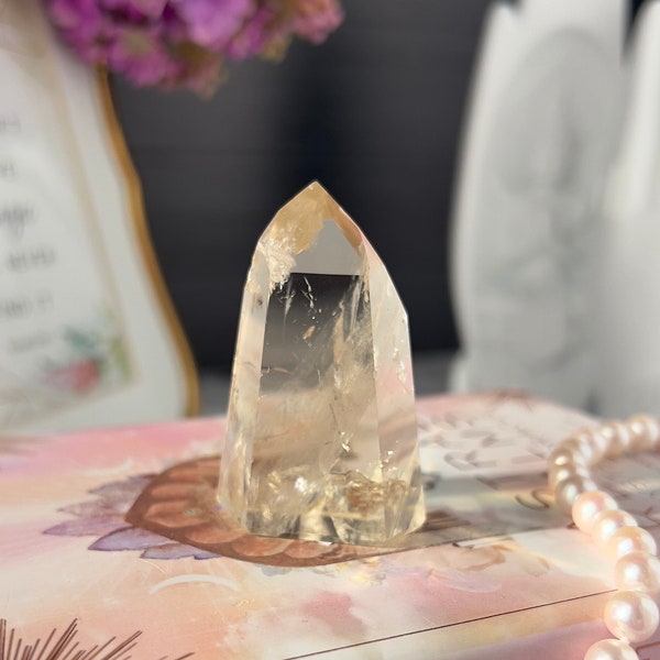 Champagne Citrine Tower from Brazil | High Grade Genuine Champagne Citrine | Collector’s Gemstone