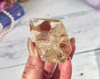 Champagne Citrine Freeform from Brazil | High Grade Genuine Champagne Citrine Free form | Collector’s Gemstone