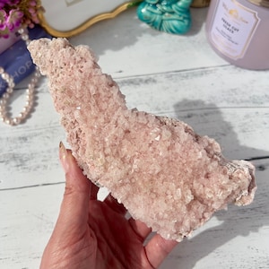 Pink Halite Cluster Searles Lake California | Natural Cubic Halite Salt Crystal | Halite Crystal Specimen