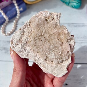 Pink Halite Cluster Searles Lake California | Natural Cubic Halite Salt Crystal | Halite Crystal Specimen