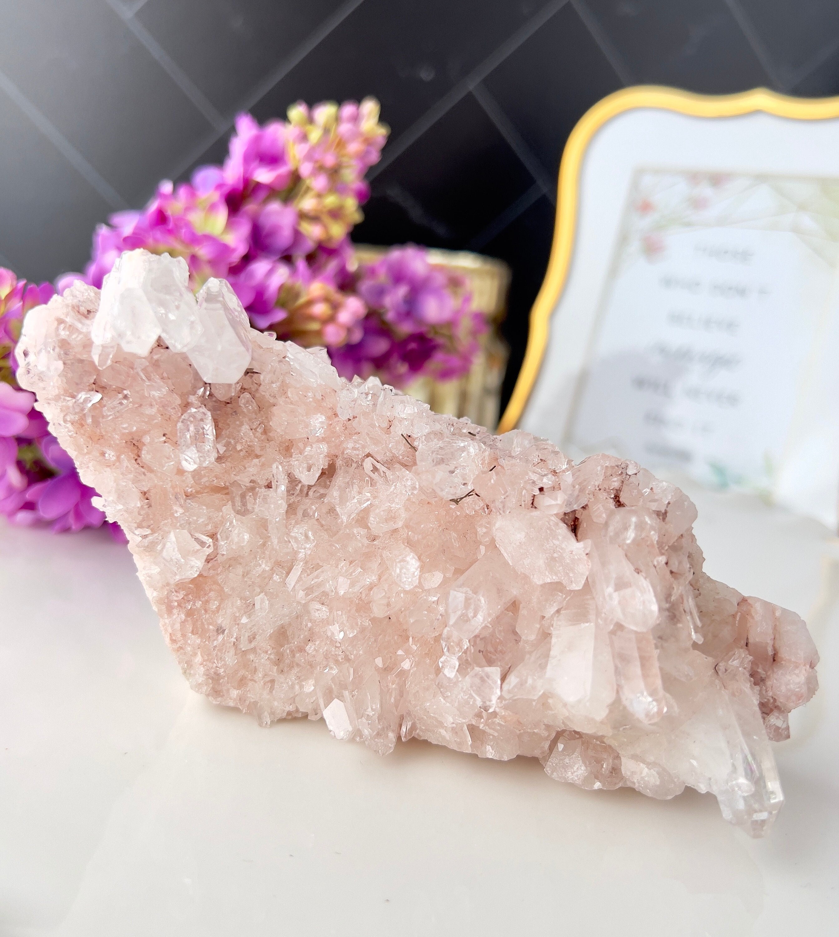 ストロベリーレムリアンディアマンティーナ産クラスター43 ピンク