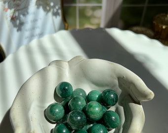 高品質グリーンアベンチュリンミニスフィア | グリッド用