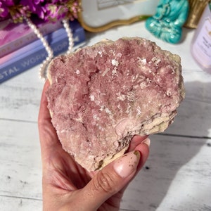 Pink Halite Cluster Searles Lake California | Natural Cubic Halite Salt Crystal | Halite Crystal Specimen