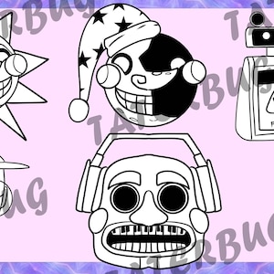 Fnaf Security Breach SVGs Five Nights at Freddy's digital files svg png Part 2