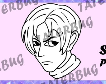 Leon Kennedy Resident Evil SVG and PNG