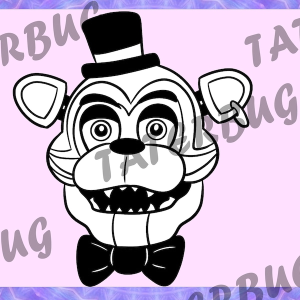 Glamrock Freddy svg